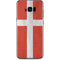 Denmark Flag Distressed Galaxy S8 Skin